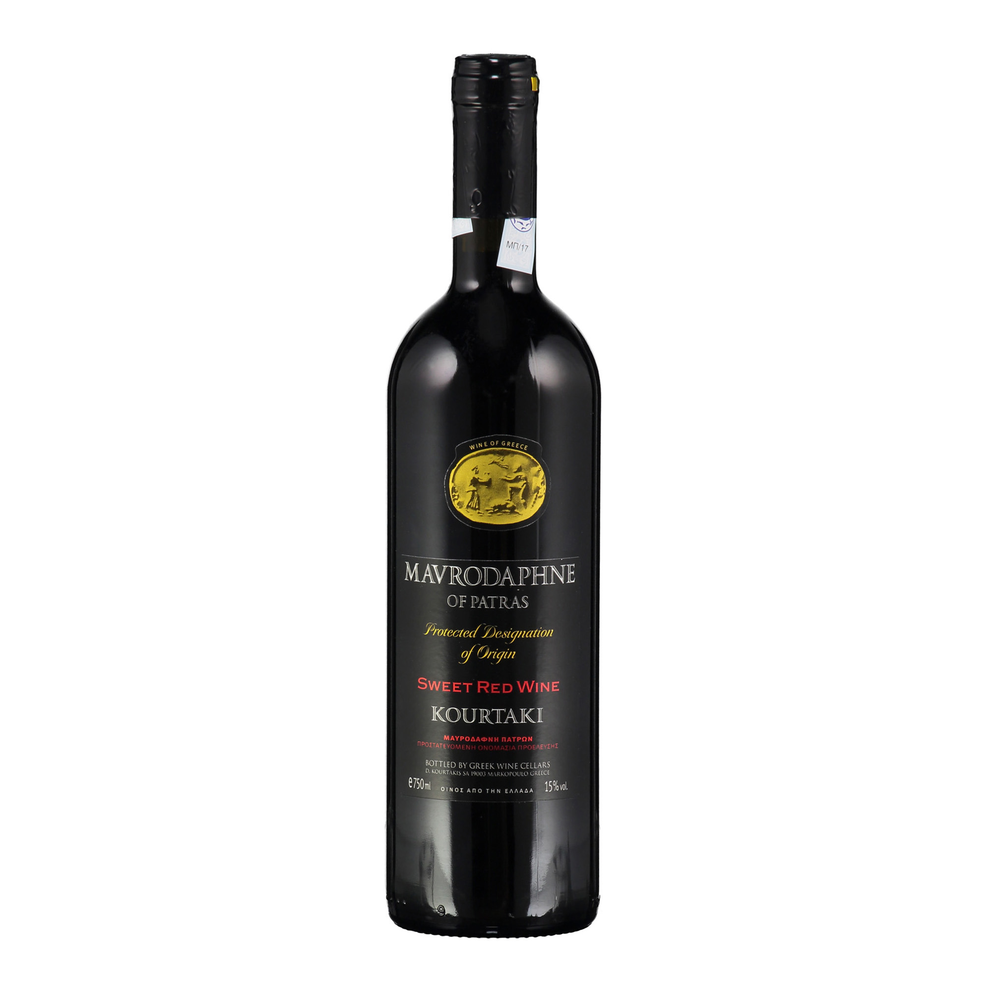 Mavrodaphne of 75сl – Greece Patras Kourtaki, sweet red PDO, wine